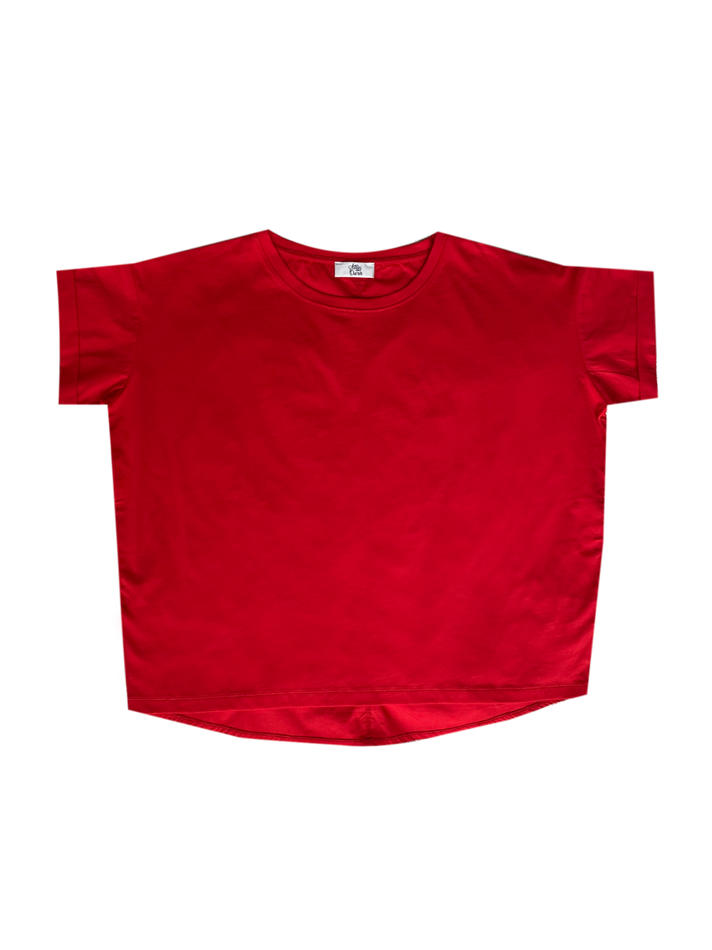 ATTIC AND BARN red oversized t-shirt